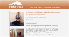 Desktop Screenshot of pilates4you2.de